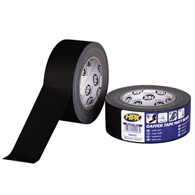 Afbeelding van HPX Gaffer tape Matzwart 48mm x25 m GB5025 30 stuks