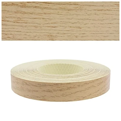Afbeelding van Mprofi MT® (20m Rol) Melamine Kanten Kantstroken Kantenband Kantstrook Met Smeltlijm Strijkrand voor Plank,Meubelbouwplaat,Meubelplank Rand om op te Strijken Eik Licht 22mm