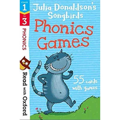 Afbeelding van Read with Oxford: Stages 1 3: Julia Donaldson&#039;s Songbirds: Phonics Games Flashcards