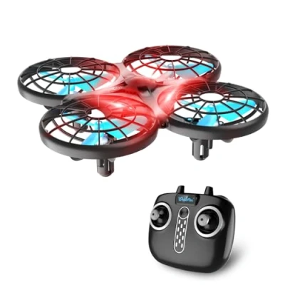 Afbeelding van Loolinn Drone voor Kinderen Mini Drone, RC Drones met Automatische Anti botstechnologie / 360 Flip/Handgestuurde Modus/Twee Batterijen Inbegrepen(Cadeaus kinderen)