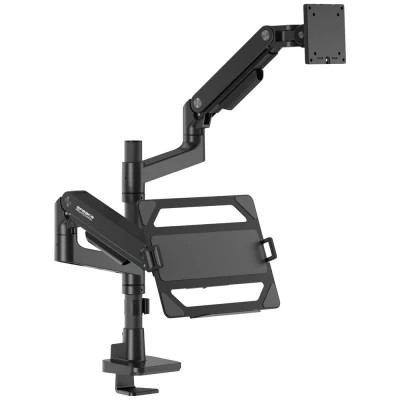 Afbeelding van SpeaKa Professional SP MM 1000 Monitorvoet 1 voudig 43,2 cm (17) 124,5 (49) Zwart Laptophouder, Kantelbaar en zwenkbaar, In hoogte verstelbaar