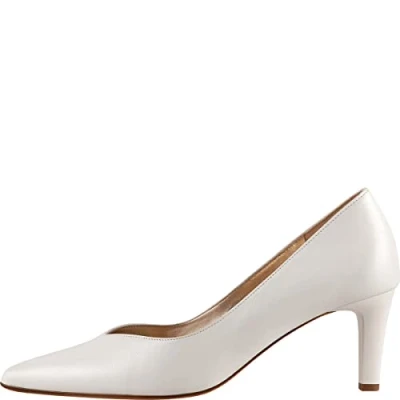 Afbeelding van Högl Boulevard Klassieke pumps, Dames, Maat: 41, Perlweiss Leer
