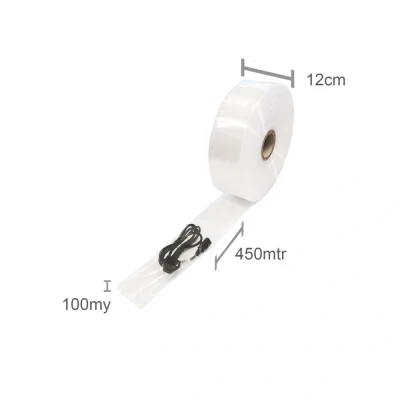 Afbeelding van Kortpack Buisfolie 12cm X 450mtr, 100my Transparant (1 Rol)