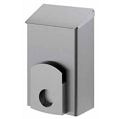 Afbeelding van Dutch Bins hygiënebak + zakjeshouder 7ltr ACLBS7E RVS