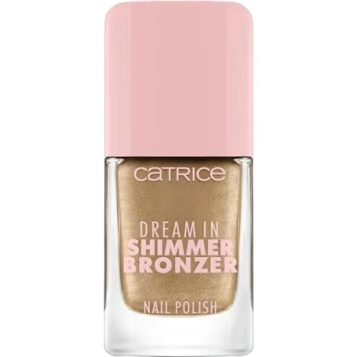 Afbeelding van Catrice Dream In Shimmer Bronzer Nagellak, nr. 090, bruin, langdurig, glinsterend, acetonvrij, veganistisch, zonder microplasticdeeltjes, conserveringsmiddelen, per stuk verpakt (10,5 ml)