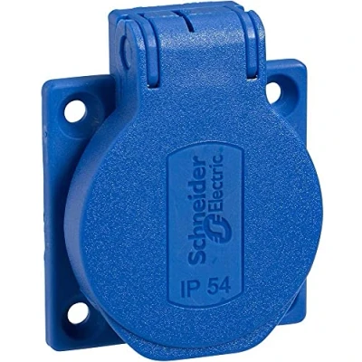 Afbeelding van Schneider Electric PKS51B Stopcontact (inbouw) IP54, IK08 Blauw