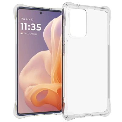 Afbeelding van Motorola Moto G85 Hoesje Siliconen en TPU (zacht) imoshion Softcase/Backcover Transparant Telefoonhoesje