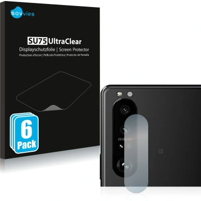 Afbeelding van Savvies (6 Stuks) Schermbeschermer voor Sony Xperia 5 III (ALLEEN Camera Lens) Screen Protector Ultra Transparant