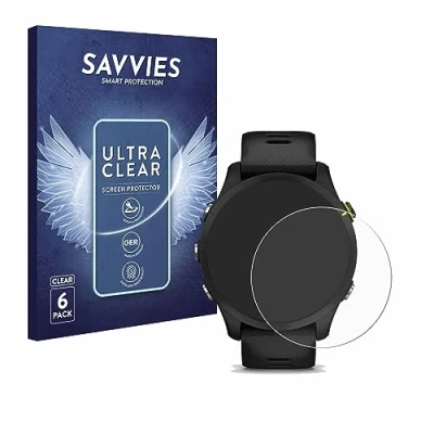 Afbeelding van Savvies (6 Stuks) Schermbeschermer voor Garmin Forerunner 255/255 Music Screen Protector Ultra Transparant