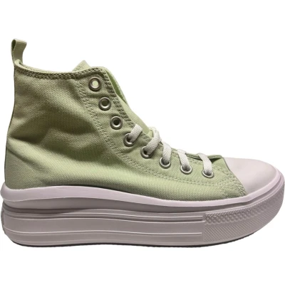 Afbeelding van Converse Chuck Taylor ALL STAR MOVE Unisex Sneakers hoog voor kinderen, Maat: 38.5, Sticky aloe/white/black Textiel
