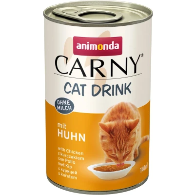 Afbeelding van 24x140ml animonda Carny Kattendrank kip kattensnack