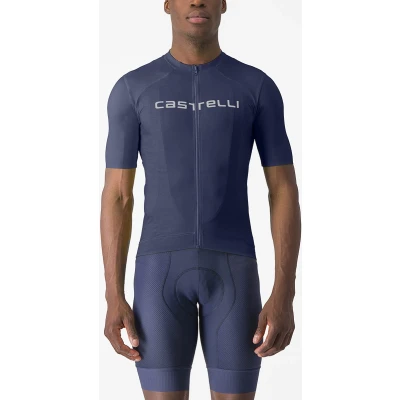 Afbeelding van Castelli Prologo Lite Jersey heren fietsshirt Belgian Blue