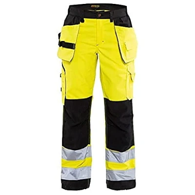Afbeelding van Blaklader Dames werkbroek High Vis met spijkerzakken 7156 1811 Geel/Zwart C42