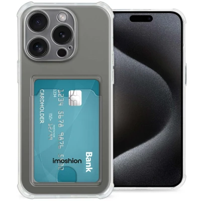 Afbeelding van Apple iPhone 15 Pro Max Hoesje Siliconen en TPU (zacht) iMoshion Backcover Transparant Telefoonhoesje