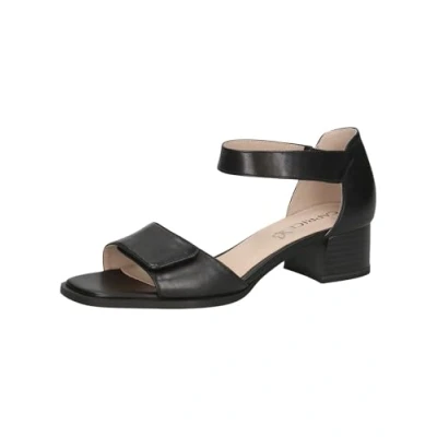 Afbeelding van Caprice Damessandalen 9 28204 44 met hak, Black Nappa, 41 EU, EU