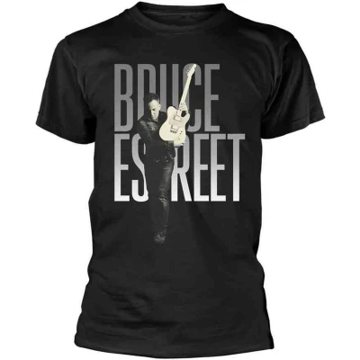 Afbeelding van Bruce Springsteen Estreet Heren T shirt S Zwart