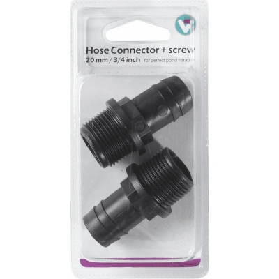 Afbeelding van Hose Connector Screw 20 mm 3/4 Inc vijveraccesoires VT