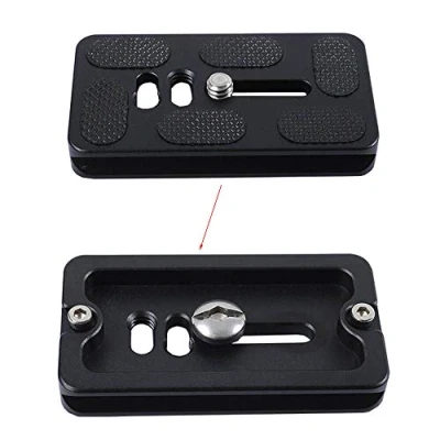 Afbeelding van iShoot 70mm Camera Quick Release Plate QS 70 met 1/4&quot; Schroef Compatibel Arca Swiss Fit Statief Bal Hoofd Panorama Panoramische Klem