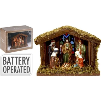 Afbeelding van Generic Kerststal Figuren Kerstbeeldjes voor Set van 6 stuks