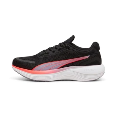 Afbeelding van Puma Scend PRO Hardloopschoenen neutraal, Dames, Maat: 48.5, Black/sunset glow Textiel/ synthetisch