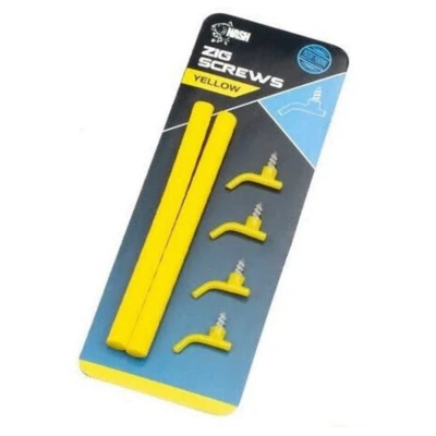 Afbeelding van Kevin Nash Zig Screw Kit Large Yellow Aas