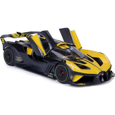 Afbeelding van Bburago Bugatti Bolide Modelauto Schaalmodel Schaal 1:18 geel/zwart