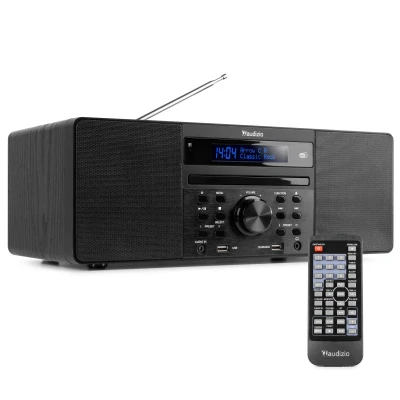 Afbeelding van Audizio Prato microset met DAB radio, Bluetooth, USB mp3 &amp; cd speler