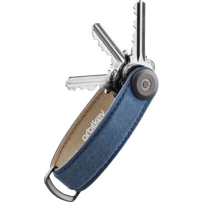 Afbeelding van Orbitkey 2.0 Waxed Canvas Keyholder navy blue