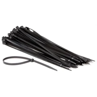 Afbeelding van SET MET NYLON KABELBINDERS 7.6 x 400 mm ZWART (100 st.)