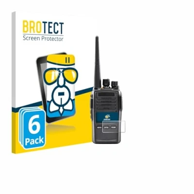 Afbeelding van BROTECT Screenprotector voor Midland G18 Pro PMR Folie Beschermfolie Beschermglas transparant (6 Stuks)