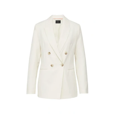 Afbeelding van s.Oliver Black Label MIT Reverskragen IM Blazer, Dames, Maat: 38, Ecru