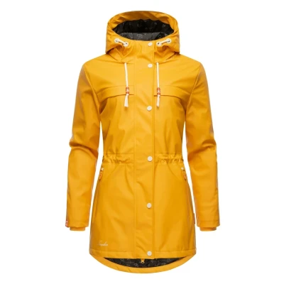 Afbeelding van Navahoo Rainy Forest Regenjas, Dames, Maat: Small, Amber yellow