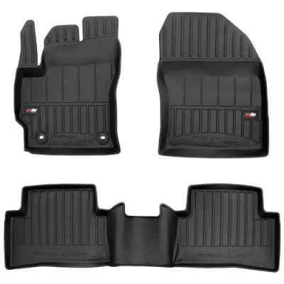 Afbeelding van SMK Rubberen matten set voor auto vloeren Toyota Corolla Cross vanaf 2022 Ervaar een nieuwe standaard van reizen met antislip vloermatten Multi seizoenen automatten alle wegomstandigheden
