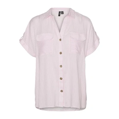 Afbeelding van Vero Moda Vmbumpy Overhemdblouse, Dames, Maat: Large, Rosa