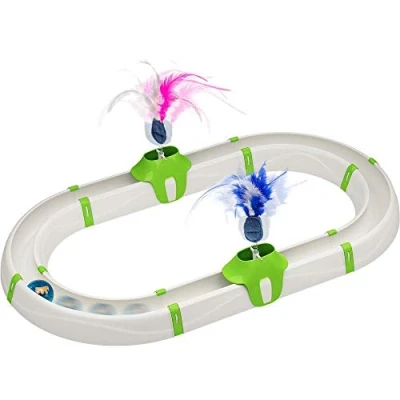 Afbeelding van Ferplast Kattenspeeltje Turbine Circuit 72,4 X 40 Cm Wit 4 delig