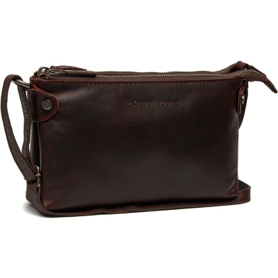 Afbeelding van The Chesterfield Brand Leren Schoudertas Bruin Sisli