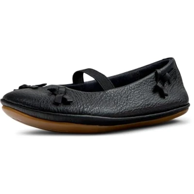 Afbeelding van Camper Right Ballerina&#039;s met enkelbandjes voor kinderen, Maat: 34, Schwarz Leer