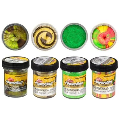 Afbeelding van Berkley PowerBait® Natural Glitter Trout Dough Fruits 50g Apple Jack Powerbait