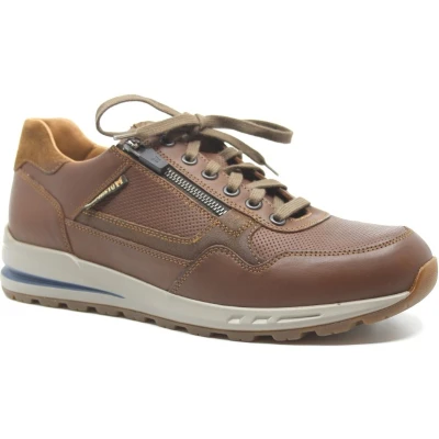 Afbeelding van Mephisto Bradley heren sneaker bruin maat 46