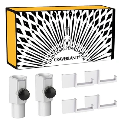 Afbeelding van CRAVERLAND Universele penadapter voor Cricut Maker 3/Explore 3/Air 2/Air/Maker/Explore Snijmachine, één adapter past op alle pennen, markers, scoren stylus penhouders set
