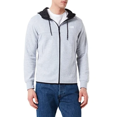 Afbeelding van JACK &amp; JONES CORE gemêleerd sweatvest JCOAIR grijs