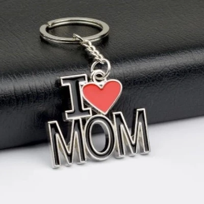 Afbeelding van Go Gadget Sleutelhanger I Love Mom Moederdag Verjaardag Liefste Moeder