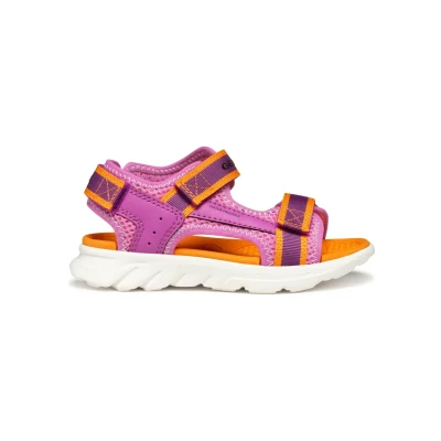 Afbeelding van Geox Airadyum Outdoorsandalen voor kinderen, Maat: 38, Fuchsia orange Textiel/ synthetisch