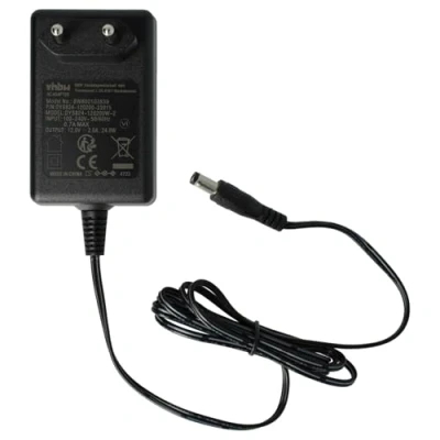 Afbeelding van vhbw Adapter oplader oplaadkabel compatibel met Yamaha Psr 730, 74, 740, 75, 76, 77, 78, 79, 8 Vervanging voor PA 5, 5D, etc.