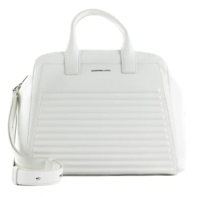 Afbeelding van Mandarina Duck I con, schoudertas voor dames, 32 x 26,5 20 cm (L H b), Optisch Wit, 32x26.5x20 W)