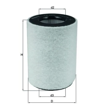 Afbeelding van Knecht Luchtfilter LX 1792