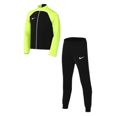 Afbeelding van Nike Knit Soccer Tracksuit Lk Nk Df Acdpr Trk Suit K, zwart/zwart/volt/wit, DJ3363 010, M