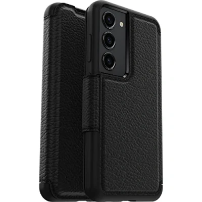 Afbeelding van Otterbox Strada Samsung Galaxy S23 Book Case Leer Zwart