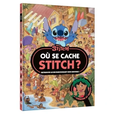 Afbeelding van Stitch Où se cache ? Cherche et trouve Disney: Retrouve le en parcourant son univers !