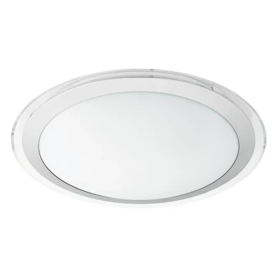 Afbeelding van EGLO Competa C Plafondlamp LED Ã ̃ 43 cm Wit/Zilver Dimbaar